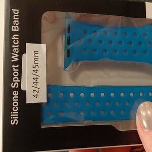 Silicone Sport Watch Band - Blue